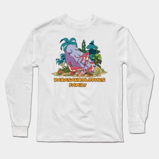 Parasaurolophus family Long Sleeve T-Shirt